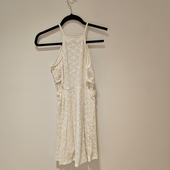 Garage Lace Side Cut Out Mini Dress S Off White - Picture 4 of 7